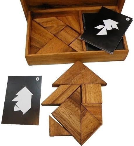 Logic Tangram Set with Play Cards