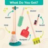 Pretend Play Wooden Cleaning Set