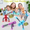 4-Pack Telescopic Suction Cup Robot Fidget Toys