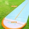 Double Lane Lawn Water Slide