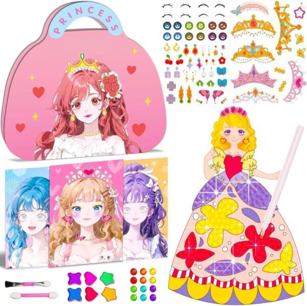 DIY Princess Paper Craft & Dress-Up Kit for Kids